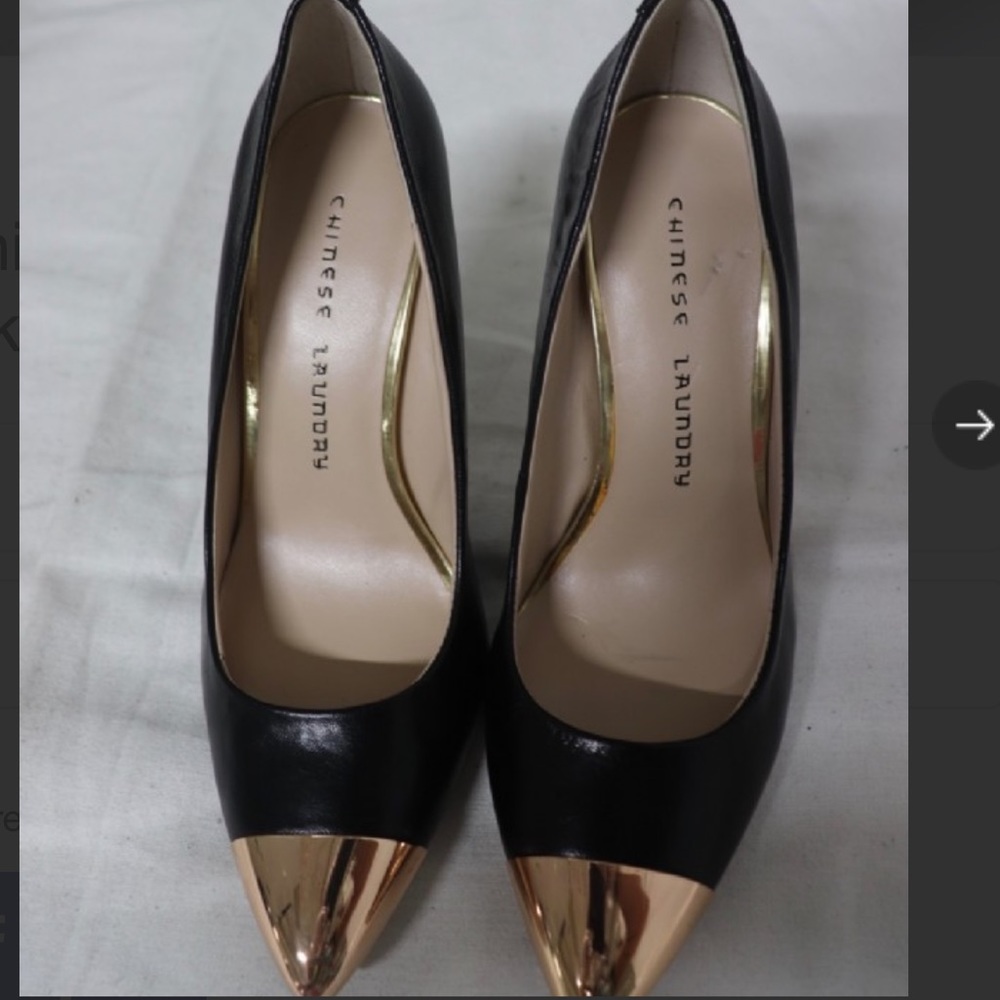 Black Chinese Laundry Pumps